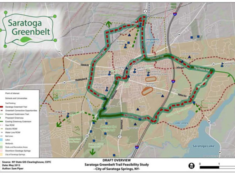 Saratoga Springs Greenbelt Trail Feasibility Study is published