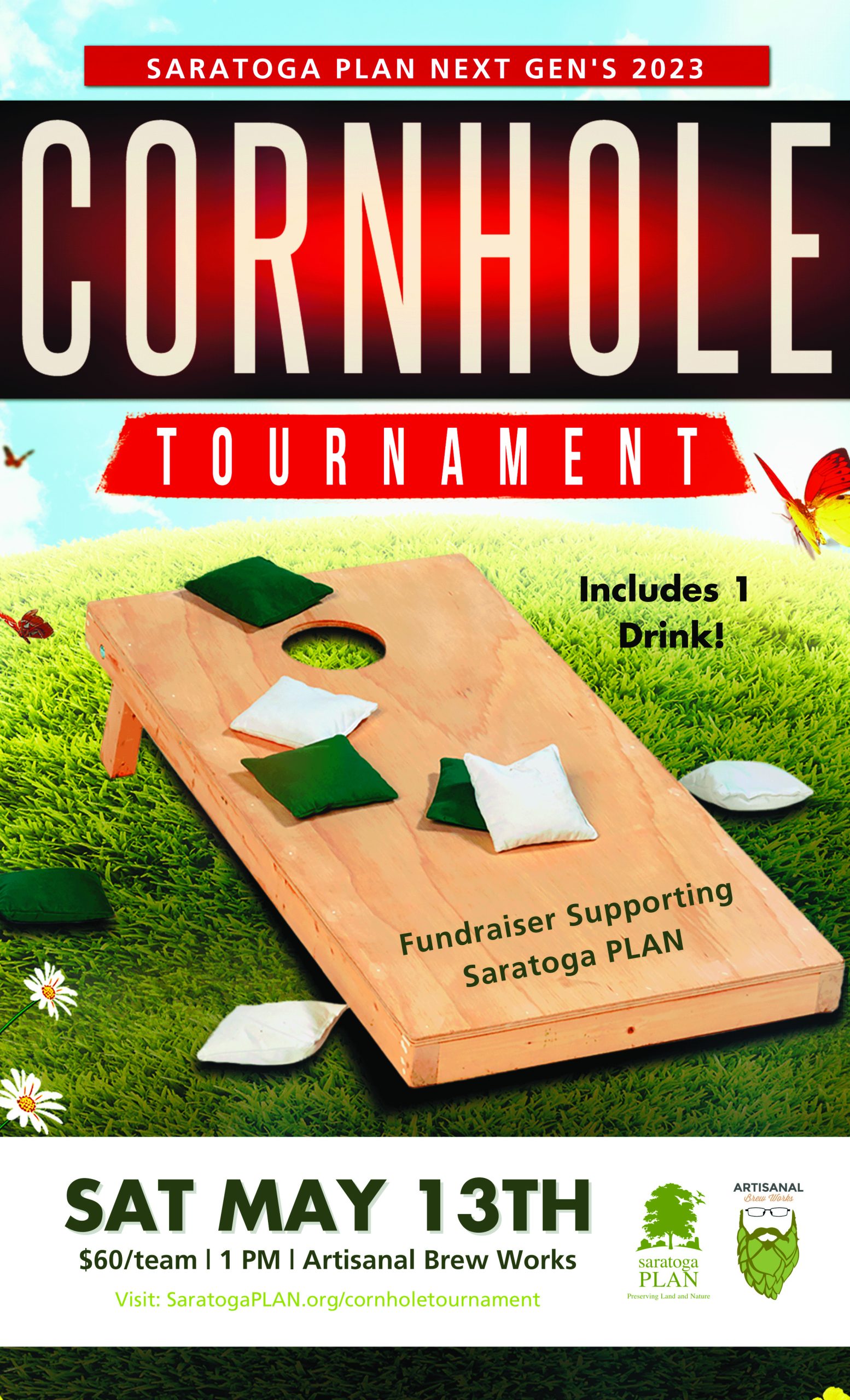 Next Gen's Cornhole Tournament Benefitting Saratoga PLAN