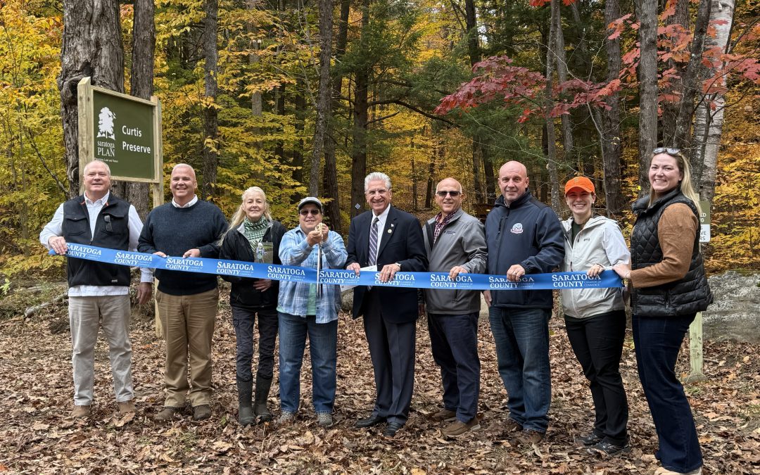 Saratoga PLAN Opens New Curtis Preserve at Edge of Adirondack Park in the Town of Corinth